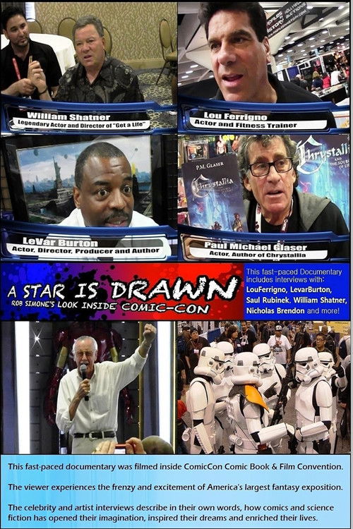 Постер фильма «A Star Is Drawn: Rob Simone's Look Inside Comic-Con»